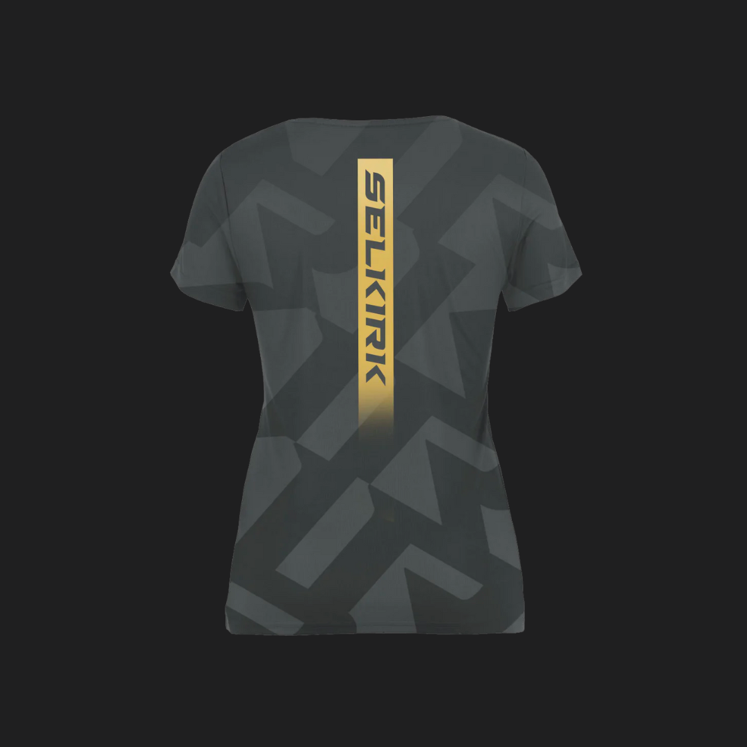 Selkirk Regal Series: Women's Short Sleeve V-Neck Stretch-Wik