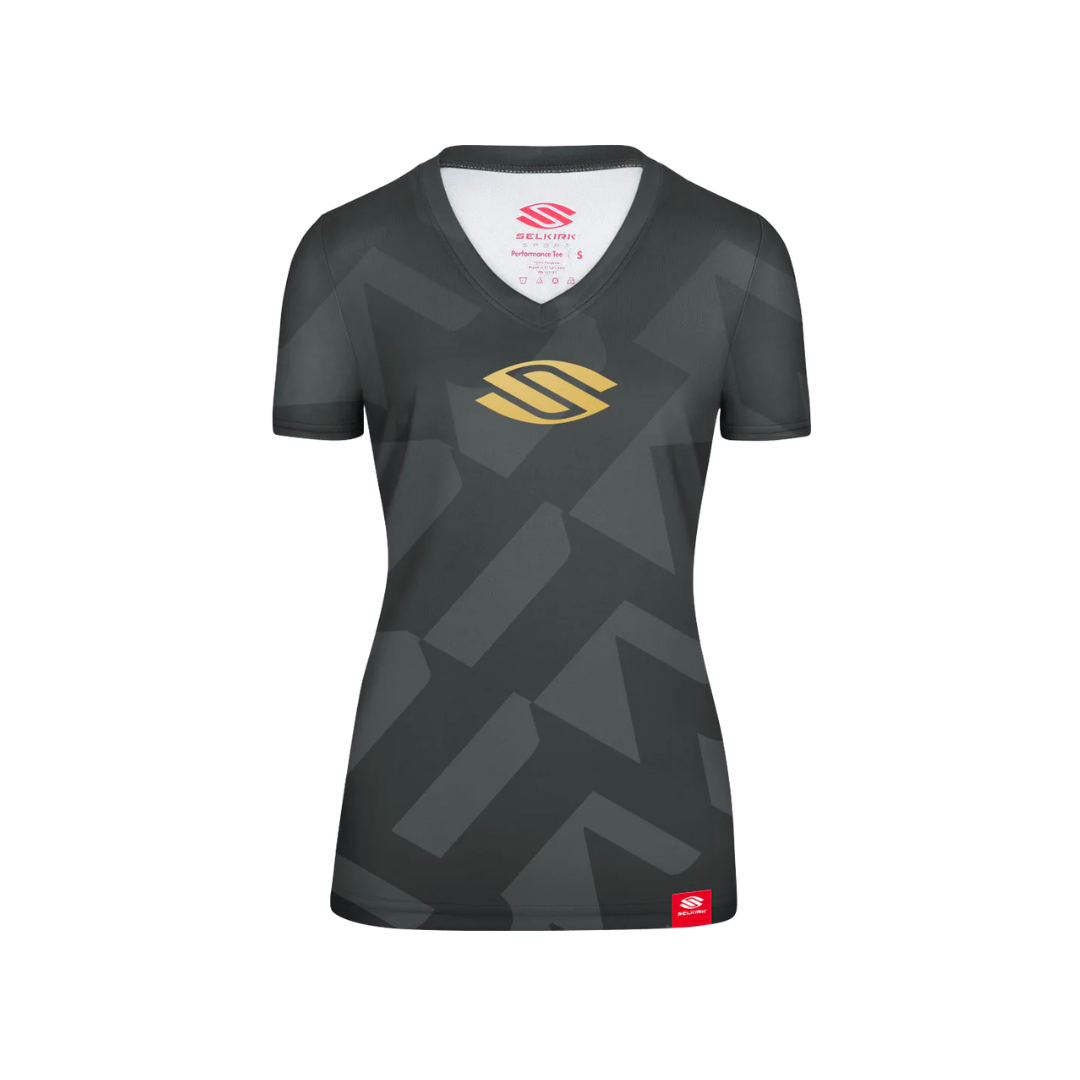 Selkirk Regal Series: Women's Short Sleeve V-Neck Stretch-Wik