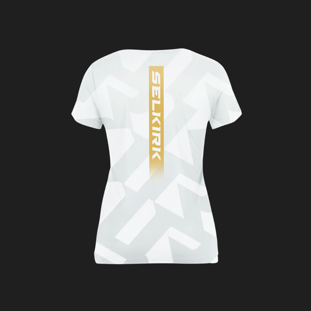 Selkirk Regal Series: Women's Short Sleeve V-Neck Stretch-Wik